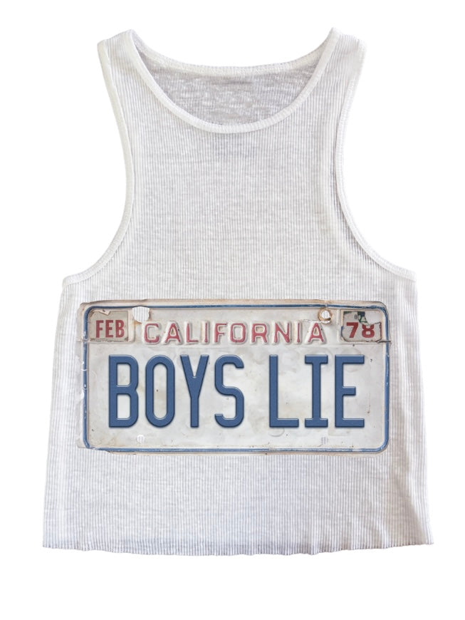 Boys Lie Driver's License Beegee Tank