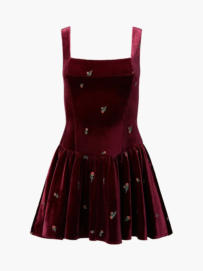 Corset Peplum Mini Dress