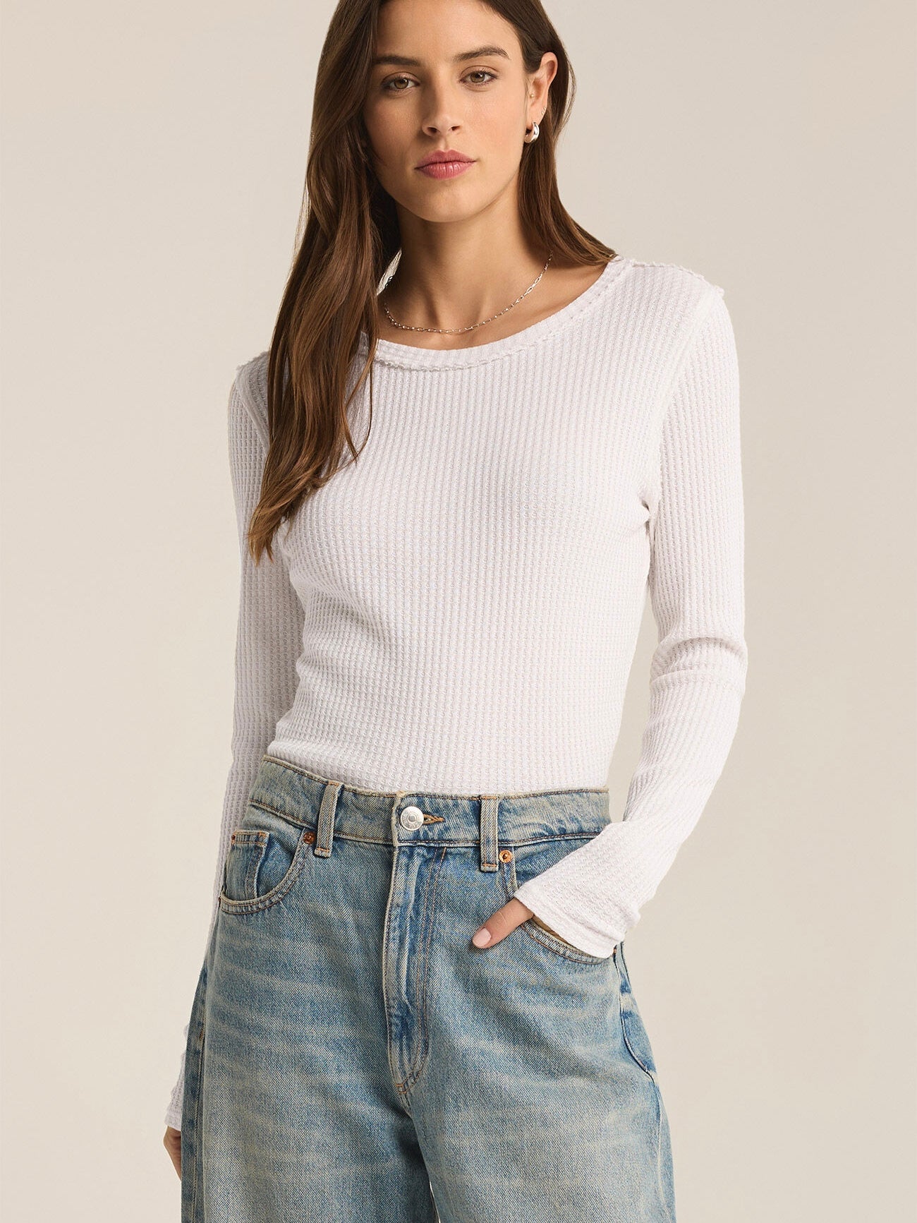 ARLET WHITEMINI THERMAL TOP