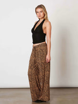 Larissa Leopard Print Flowy Pant