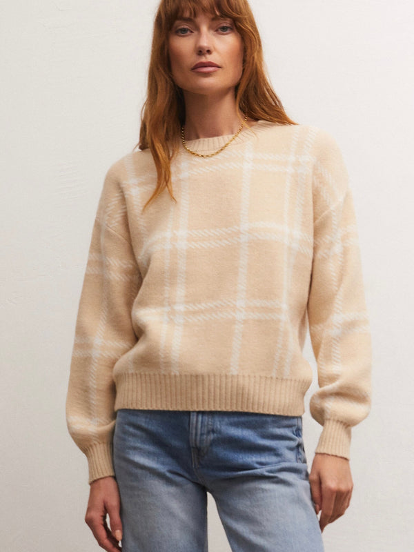 Jolene Plaid  Sweater