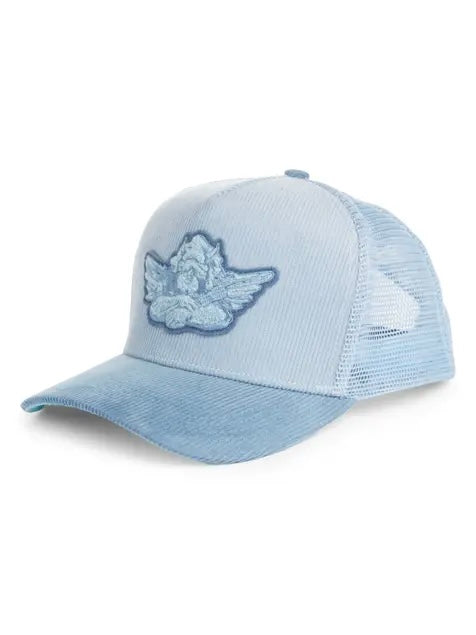 Boys Lie Summer Blues Corduroy Trucker Hat