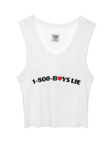 Boys Lie White 1-800 Randy Tank