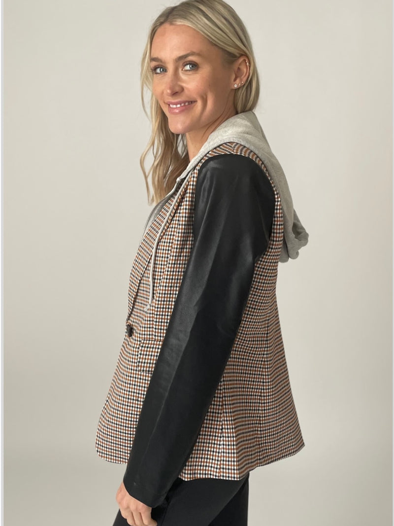 Greenwich Mixed Media Blazer