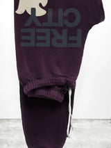 FREECITYLARGE Eggplant Sweatpant