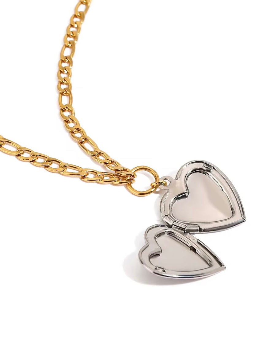 Lauren Heart Locket Necklace