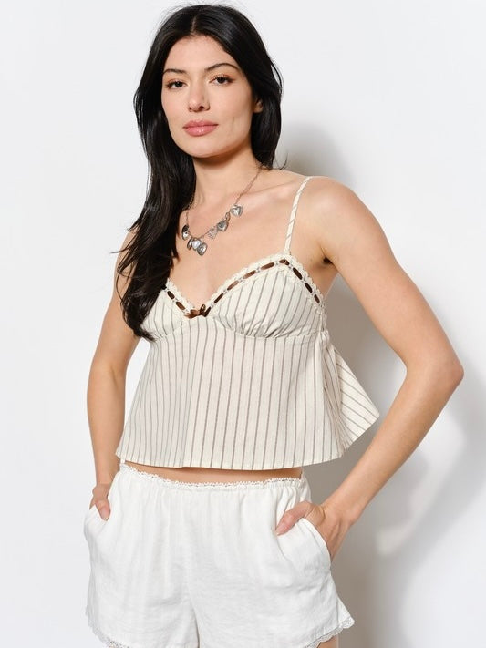 Risky Business Crop Top