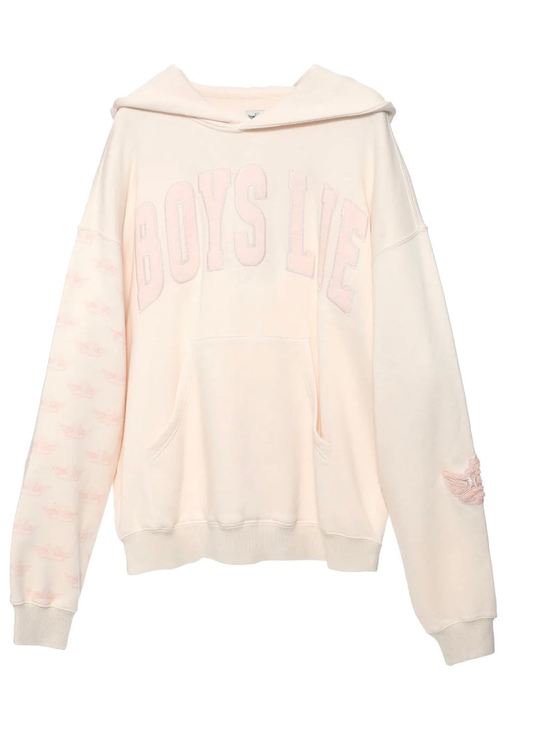 Boys Lie Polar Pink Racer Hoodie