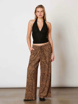 Larissa Leopard Print Flowy Pant