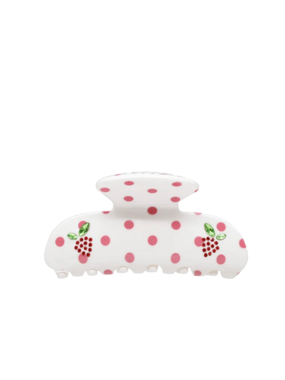 Emi Jay Sweetheart Clip in Coconut Berry Dot