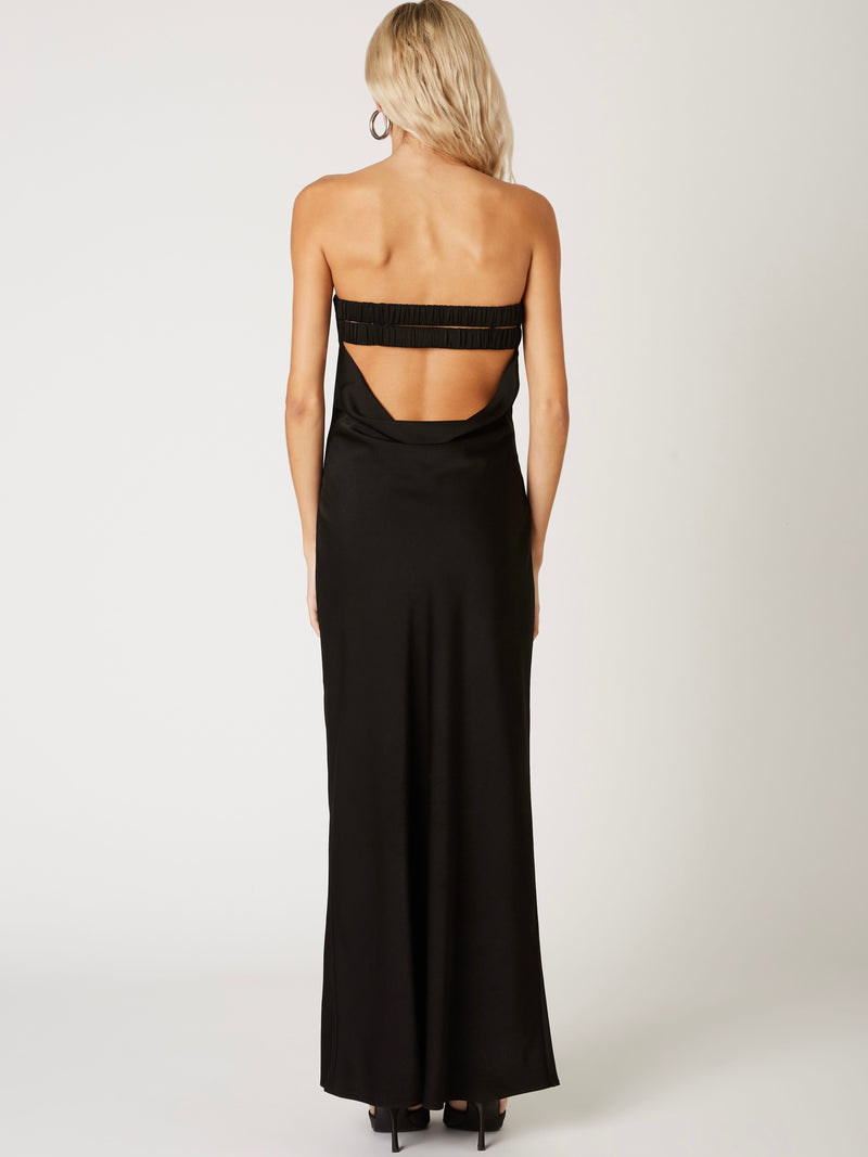 Alanna Black Maxi Dress