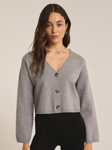 Estelle Heather Grey Cardigan