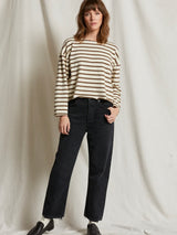 Taylor Recycled Cotton Stripe Long Sleeve Tee