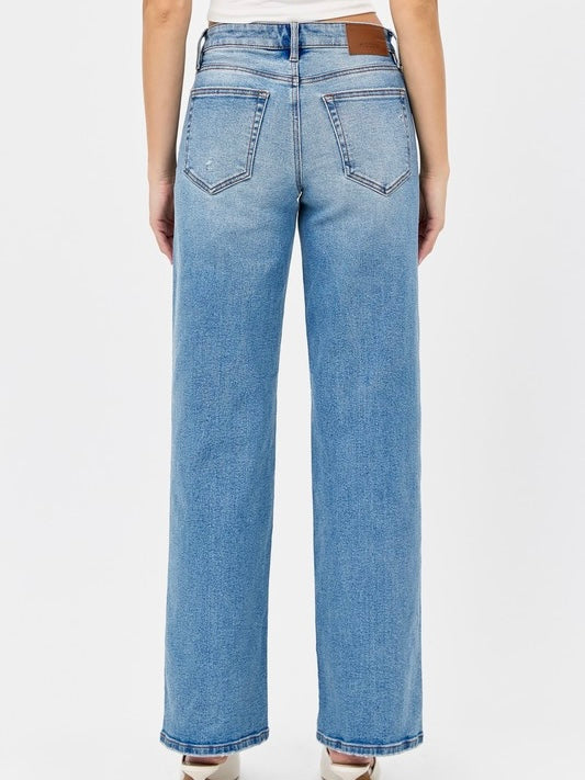 Hidden Mid Rise Dad Jean