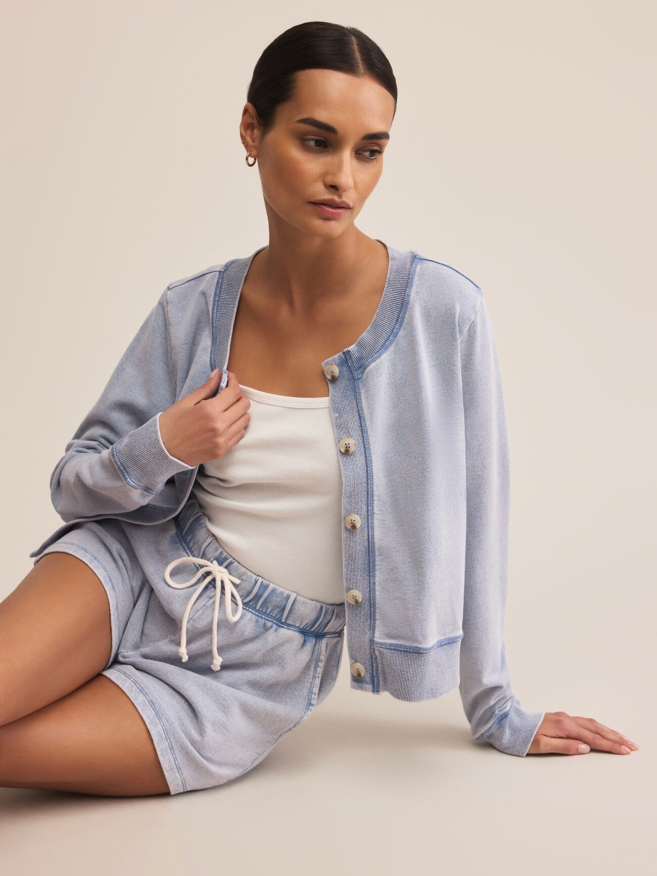 HUNTER KNIT DENIM SHORT