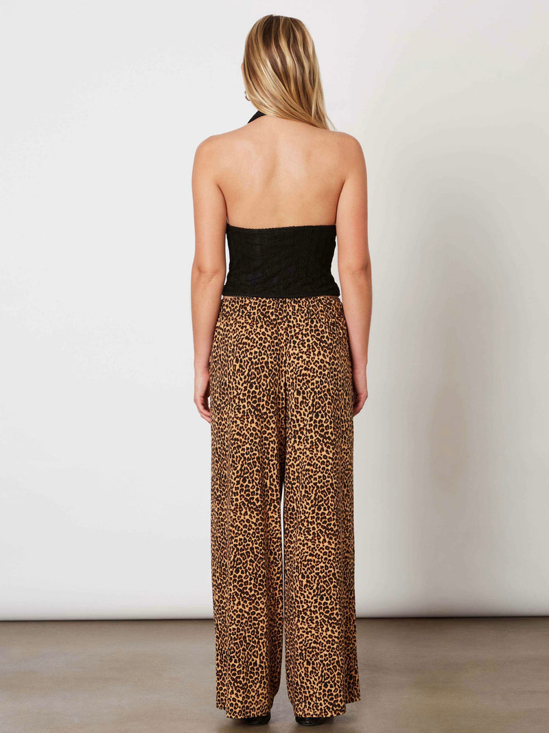 Larissa Leopard Print Flowy Pant