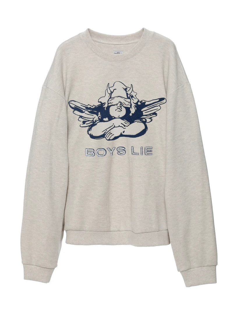 Boys Lie  Headliner Thermal Kara Crew