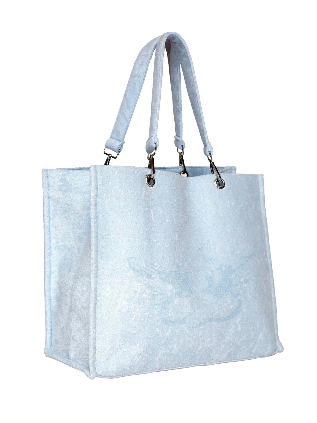 Boys Lie Terry Cloth Blue Skies  Bag