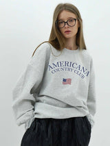 AMERICANA COUNTRY CLUB OVERSIZED SWEATSHIRT