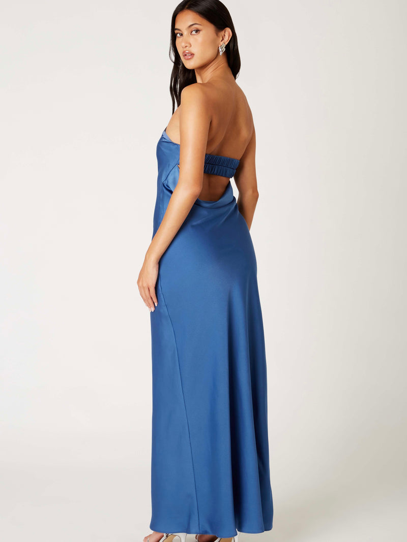 Alanna Blue Maxi Dress