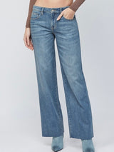 Logan Mid Rise Dad Jean in Medium Wash