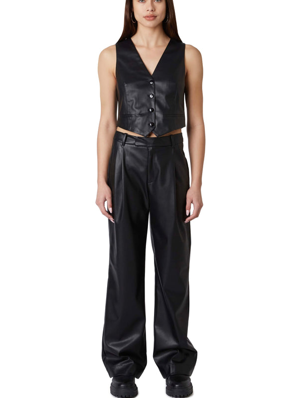 Everyday Black Vegan Trouser