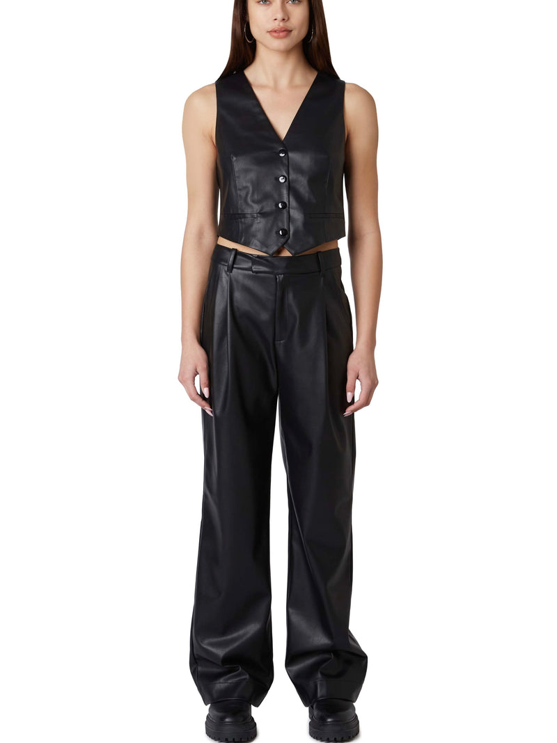 Everyday Black Vegan Trouser