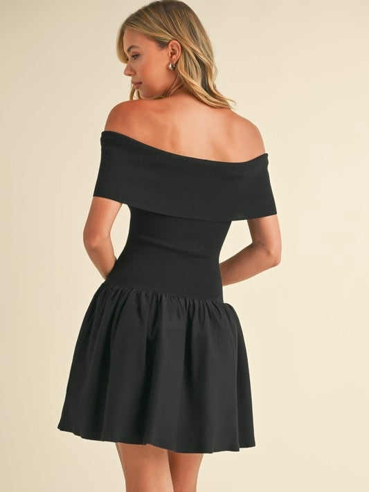 Parker Off the Shoulder Sweater Dress