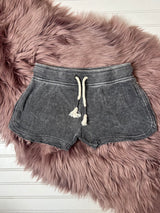 Steel Grey New Burnout Shorts