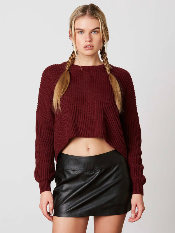 Jayden Merlot Sweater