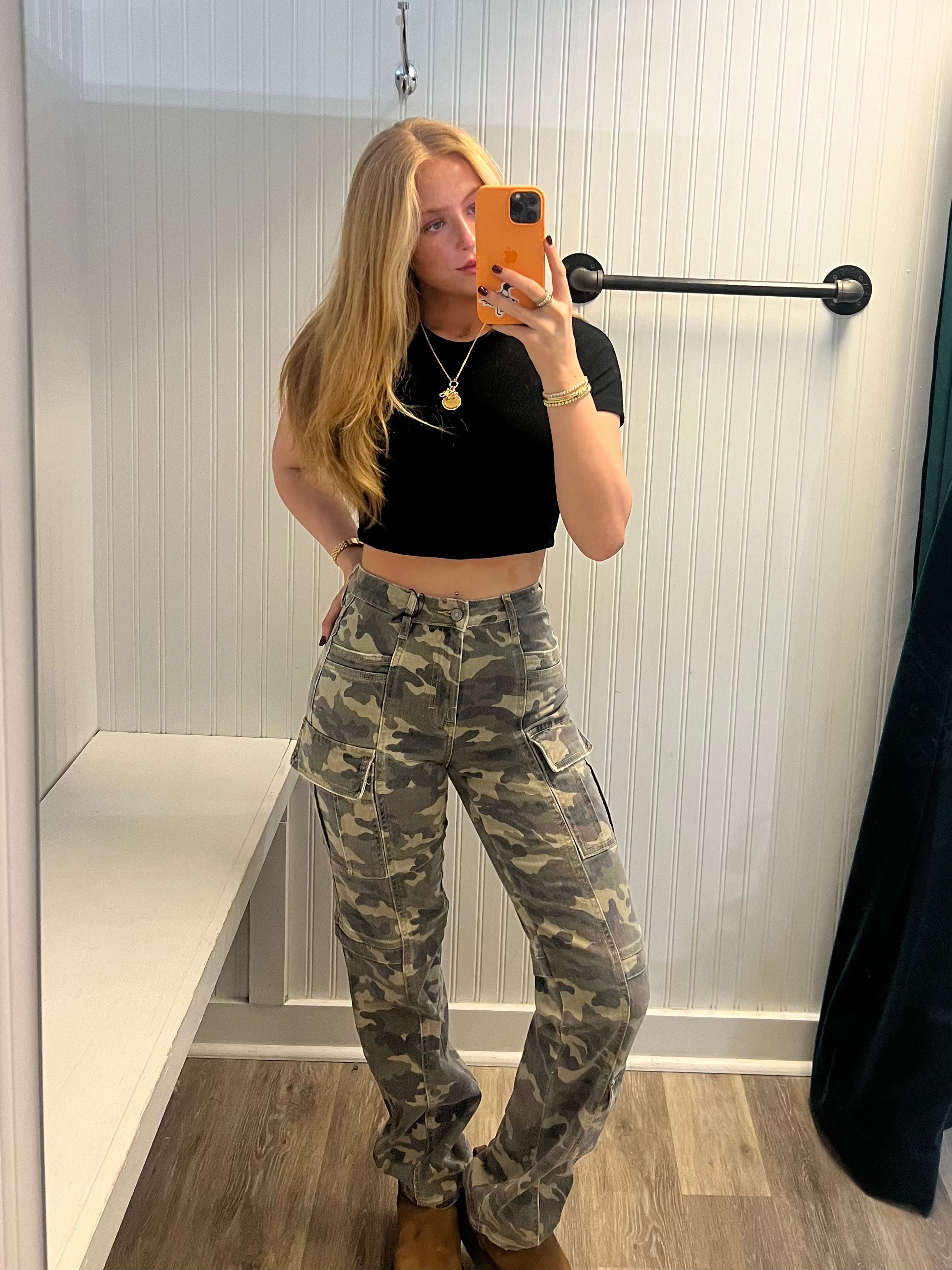 Tracey Camo Cargo Jean