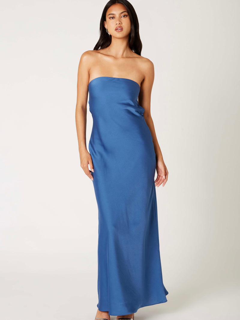 Alanna Blue Maxi Dress