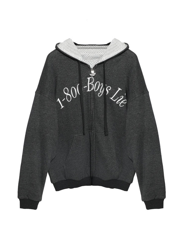 Boys Lie 1-800 Black Refresh Harley Hoodie