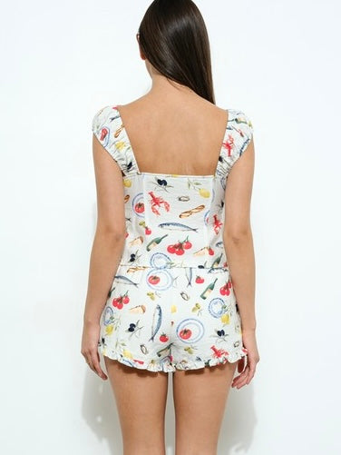 Italian Summer Crop Top