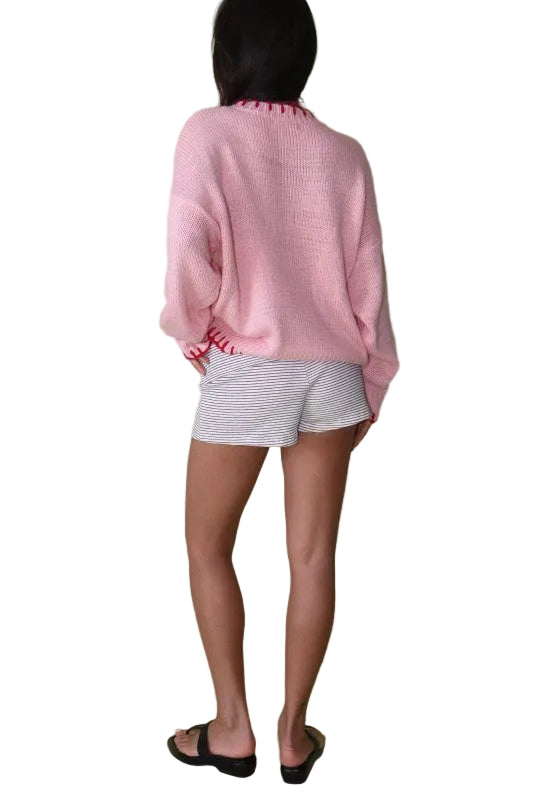 Anchor's Away Oversized Knit Pullover