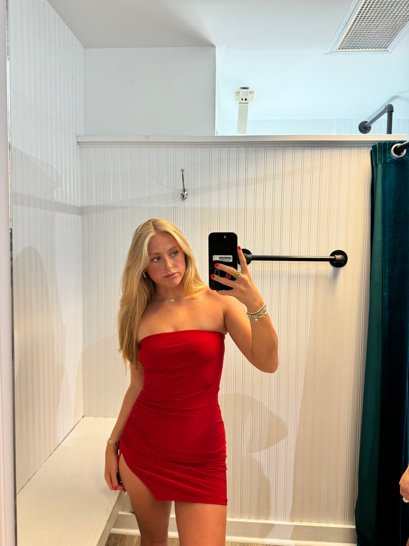 Alyssa Red Dress