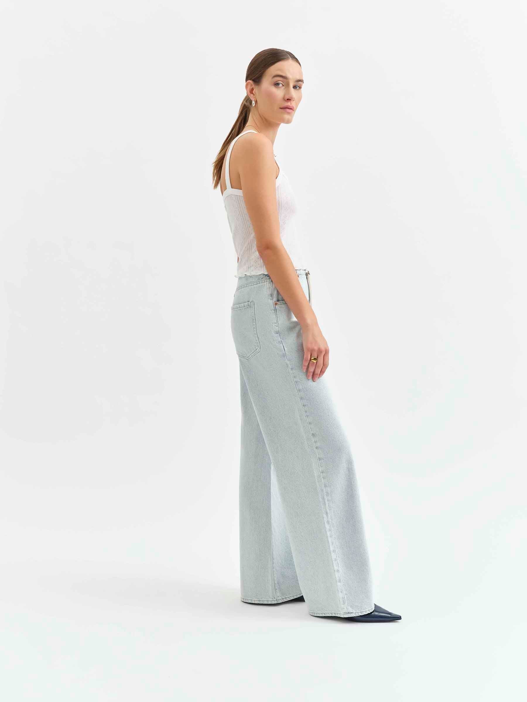 Daze Madison Mid Rise Wide Leg