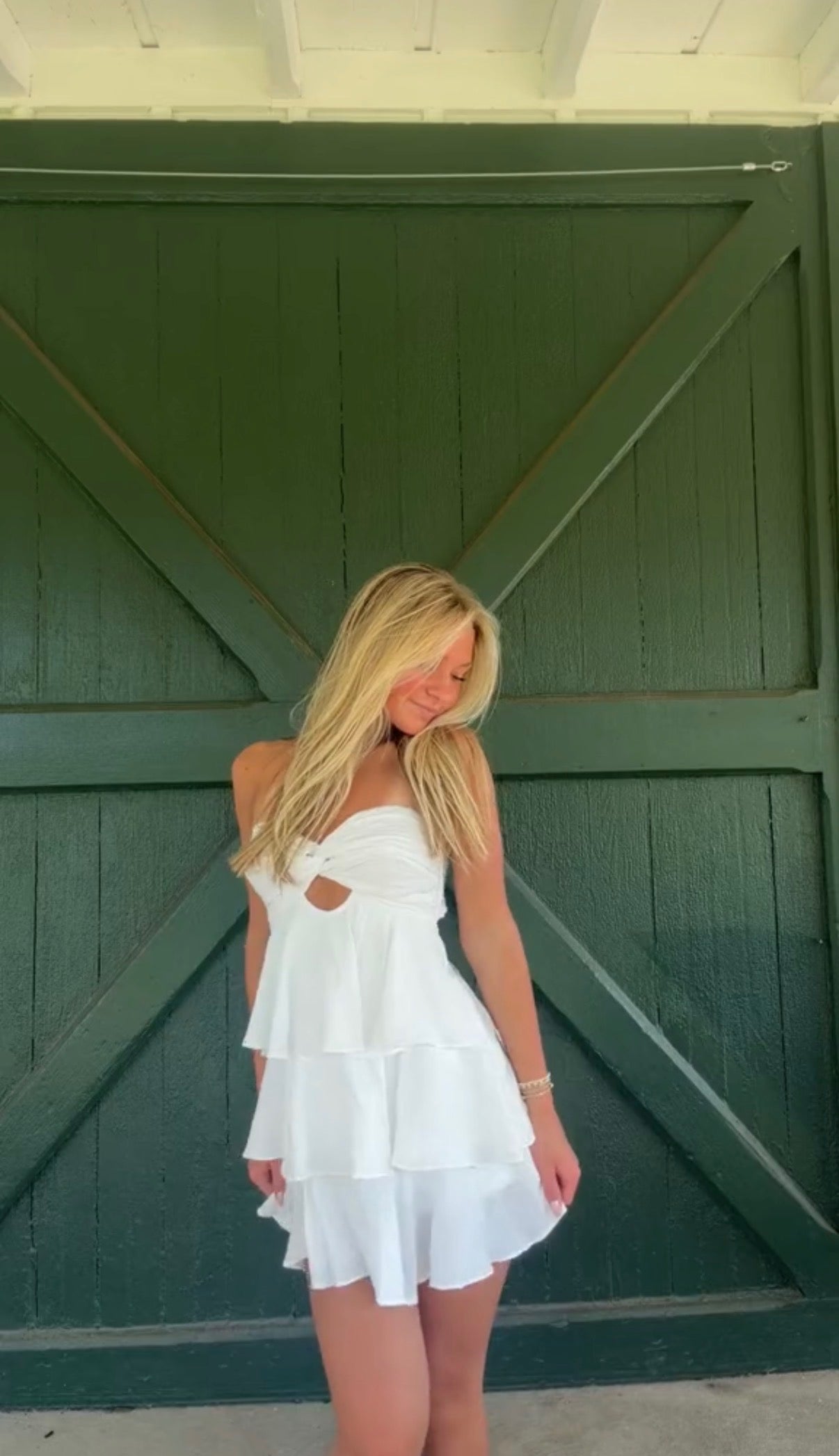 The Marbella Mini Dress - White
