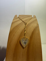 Rhianna Heart Lariat necklace