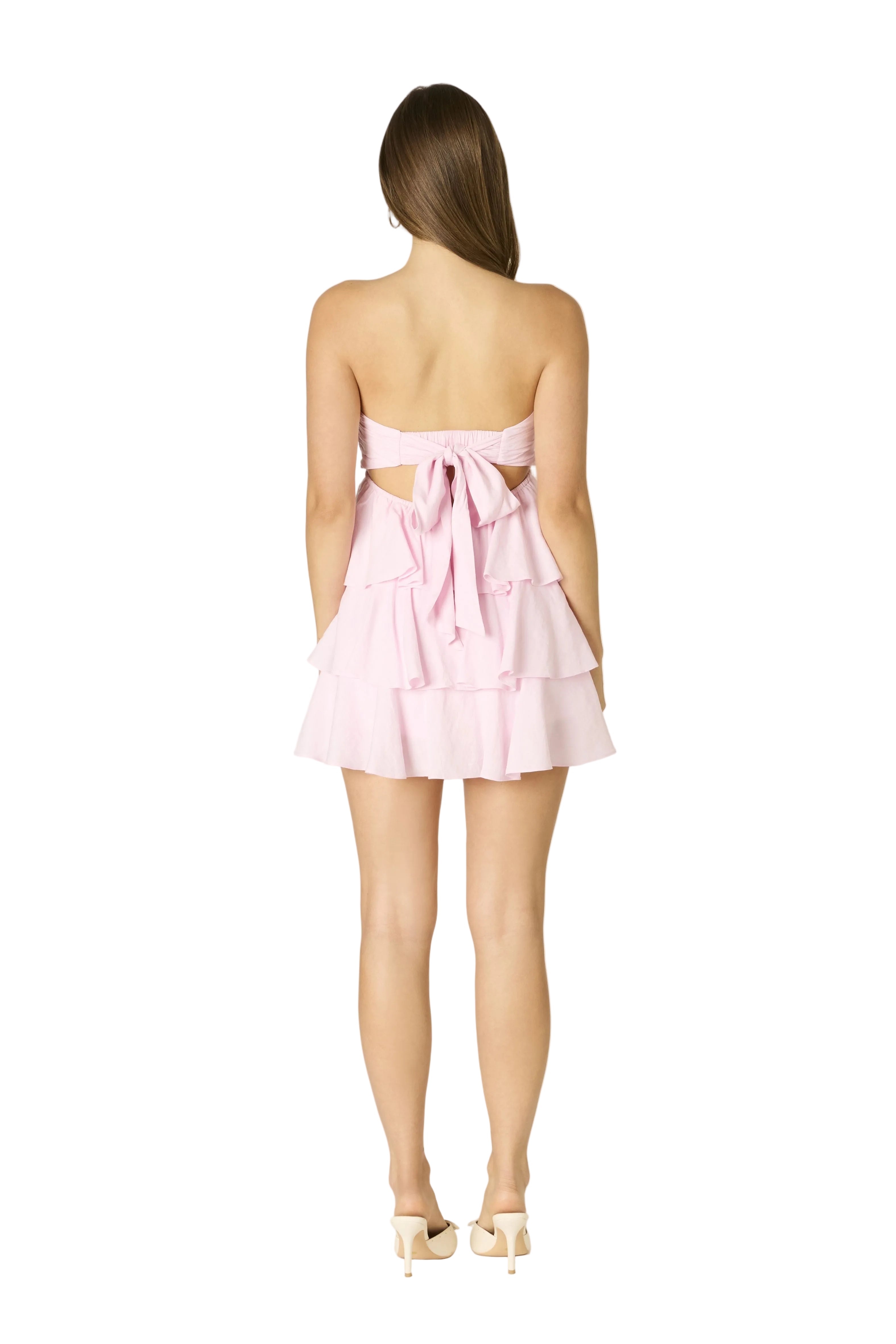 The Marbella Mini Dress -Pink