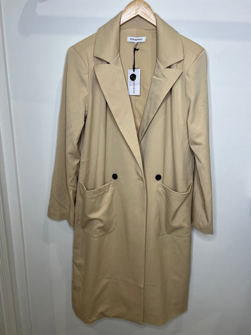 Beige Blazer Jacket