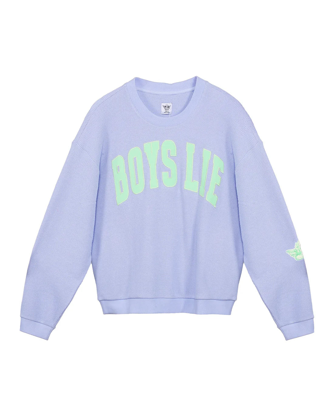 Boys Lie Thermal Razzle Dazzle V4 Kara Crewnwck -Lilac