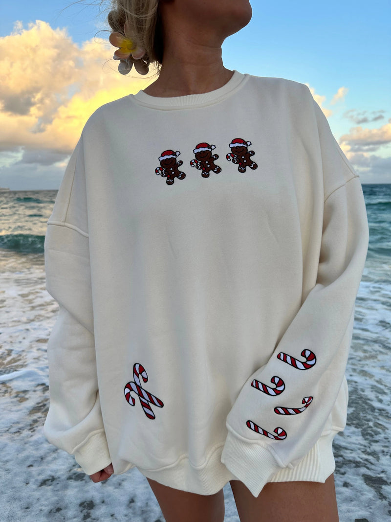 Gingerbread Recipe Christmas Sweatshirt