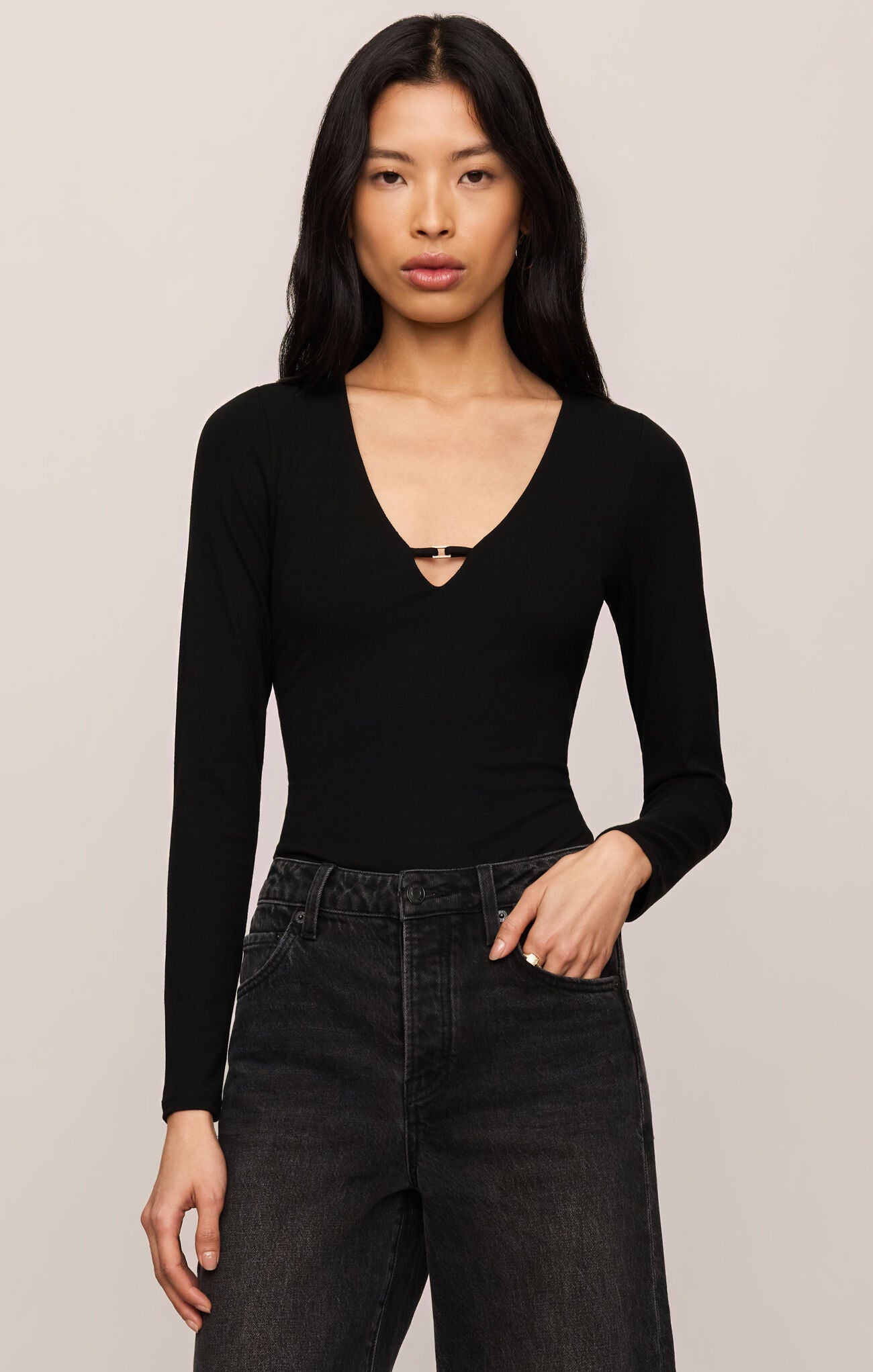 Z Supply Ginger  Second Skin Baby Rib Bodysuit
