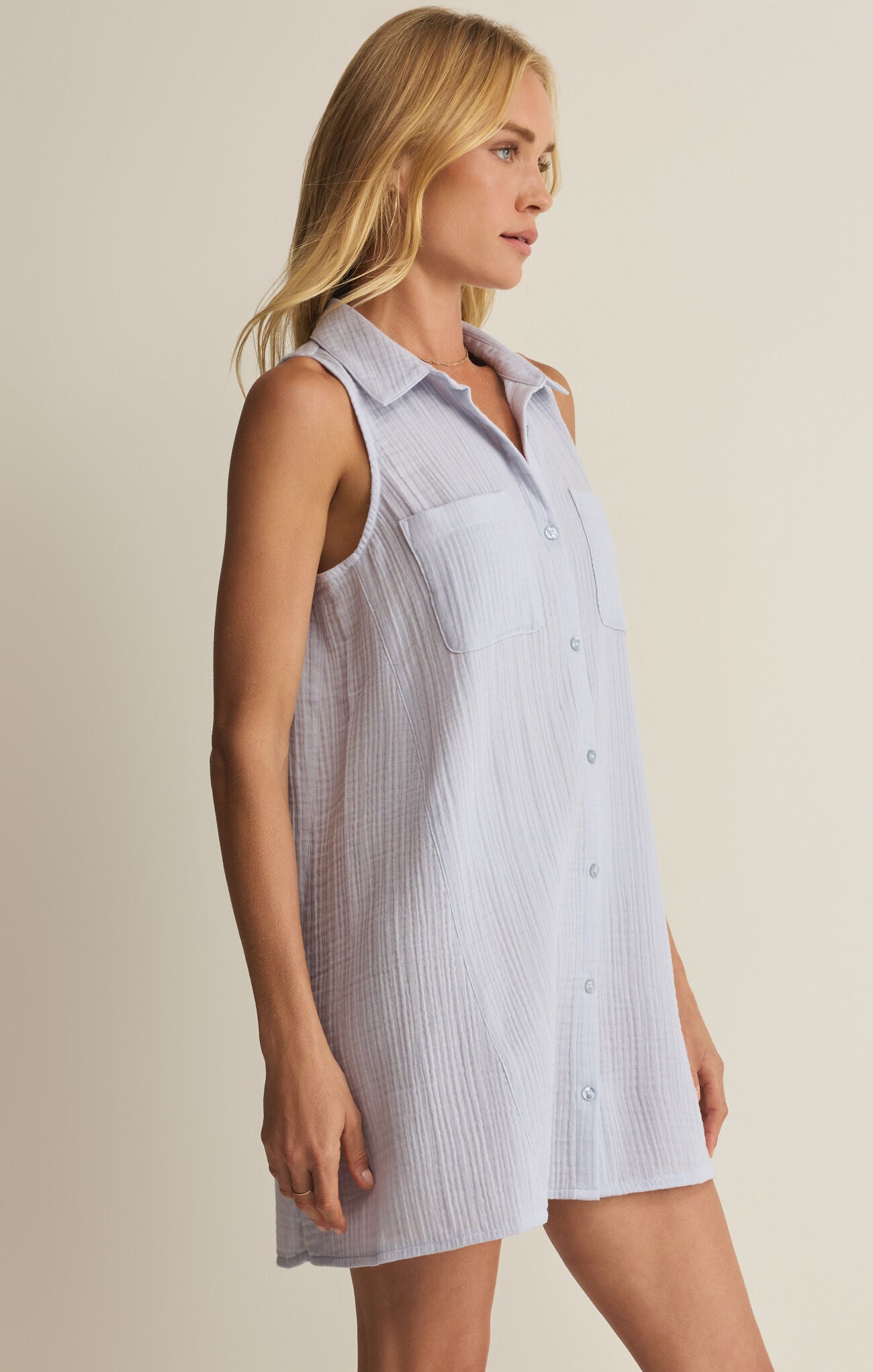 Z Supply New Light Mini Dress – Hamptons Blue