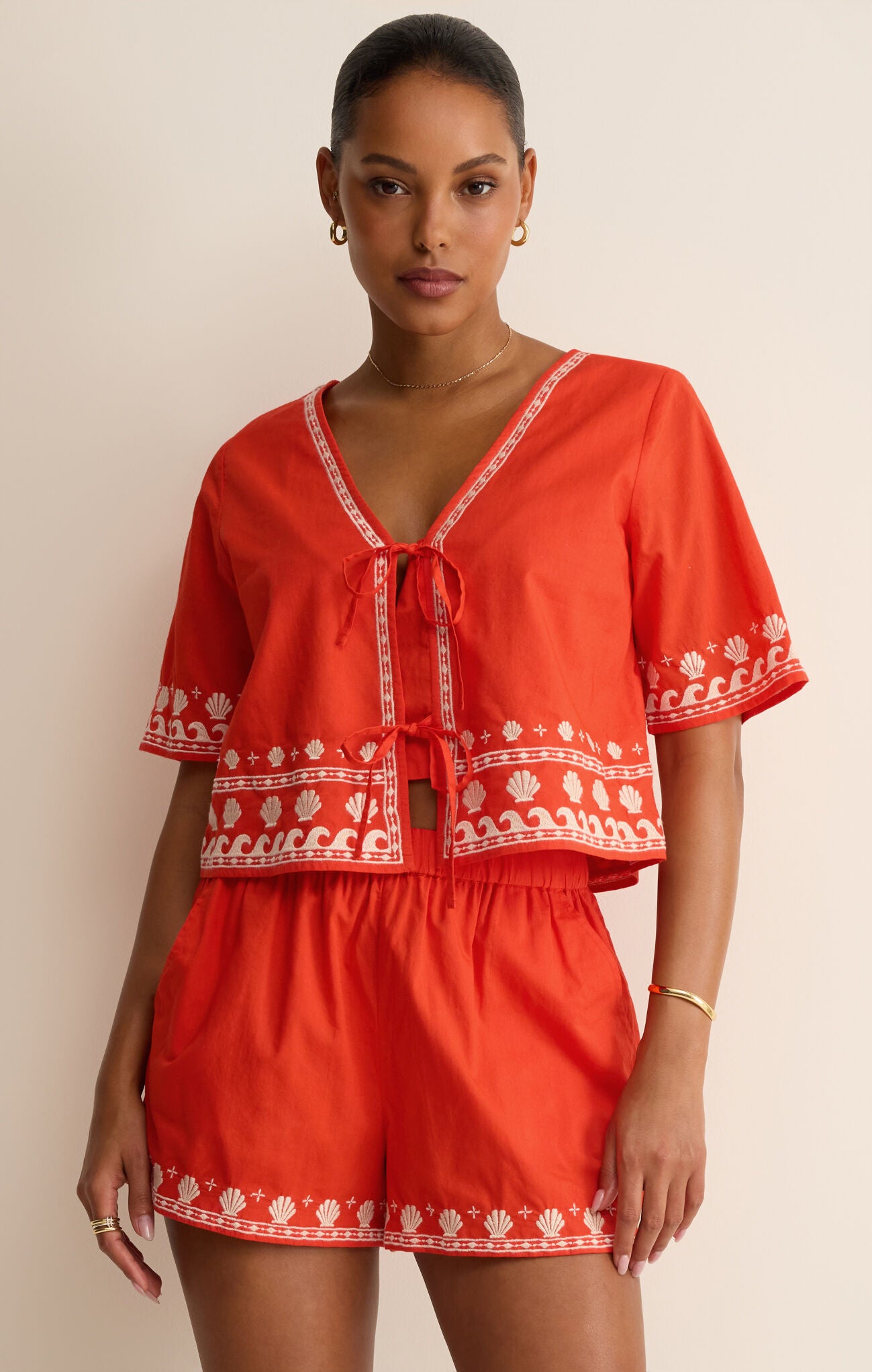 Z Supply Cast Of Waves Top – Lychee