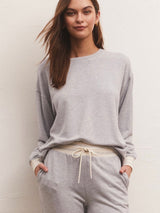 Extra Cozy Modal Heather Grey Sweatshirt