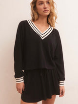 Off The Court Modal Black Sweatshirt