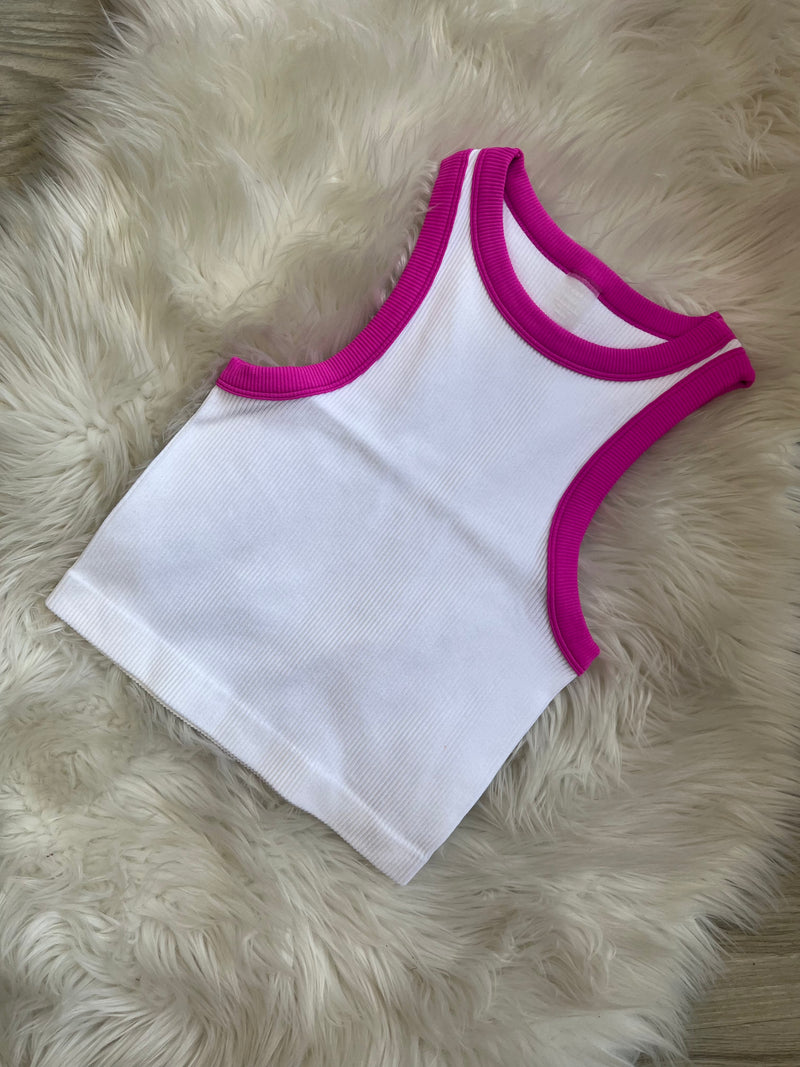 Capri White Perfect Tank