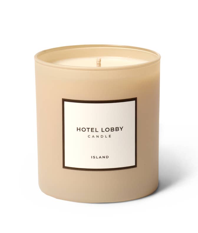Island Luxury Coconut Soy Candle – 9.75 oz by Hotel Lobby Candle